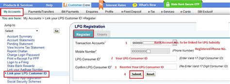 register my lpg online